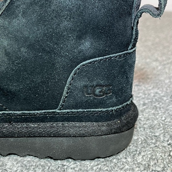 UGG Neumel ll Suede Chestnut Style Toddler Boots 1017320T Size 12 Black - Picture 3 of 9